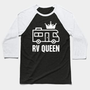 RV Queen | Funny Camper Design Baseball T-Shirt